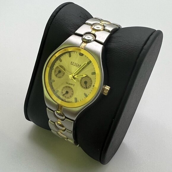 Kessaris Gold and Silver Ladies Watch Working - Picture 5 of 9